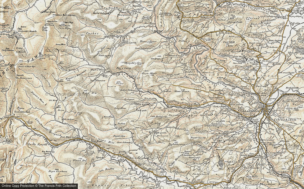 Old Map of Tynyrwtra, 1901-1903 in 1901-1903