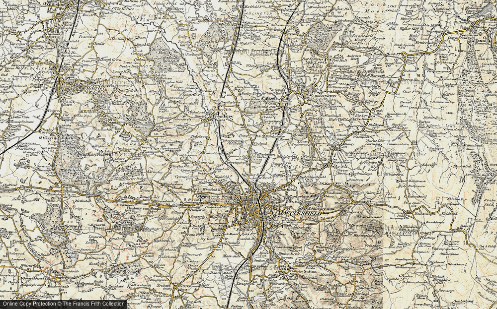 Old Map of Tytherington, 1902-1903 in 1902-1903
