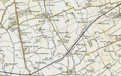 Old map of Bridgewarth Beck in 1903-1904