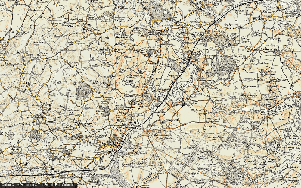 Old Map of Ufford, 1898-1901 in 1898-1901