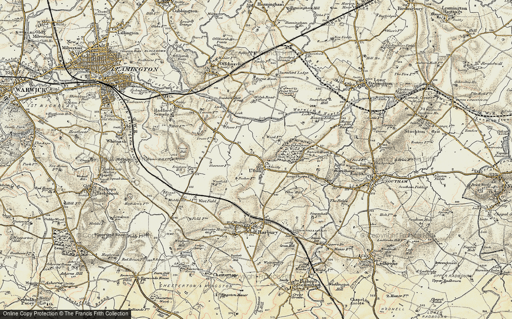 Old Map of Ufton, 1898-1902 in 1898-1902