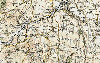 Old map of Ugglebarnby in 1903-1904