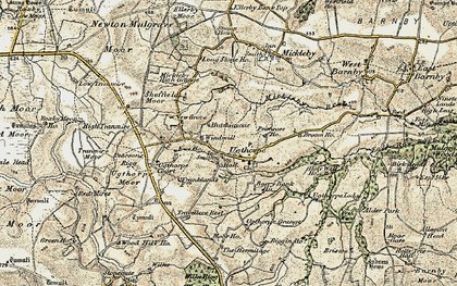 Old map of Ugthorpe in 1903-1904