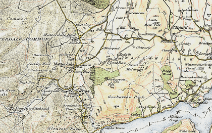 Old map of Todgill in 1901-1904
