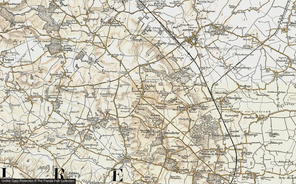 Old Map of Ulceby, 1902-1903 in 1902-1903