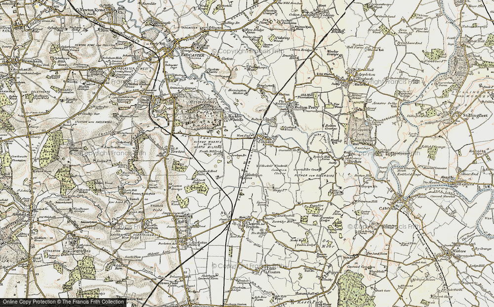 Old Map of Ulleskelf, 1903 in 1903