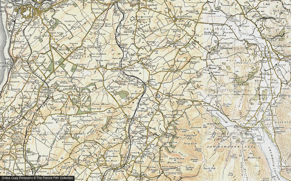 Old Map of Ullock, 1901-1904 in 1901-1904