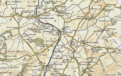 Old map of Ullock in 1901-1904