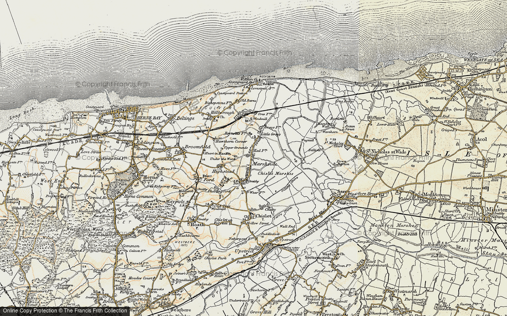 Old Map of Under the Wood, 1898-1899 in 1898-1899