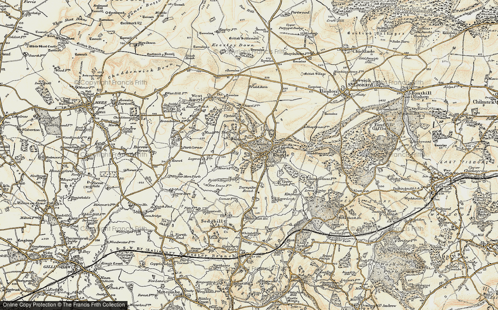 Old Map of Underhill, 1897-1899 in 1897-1899
