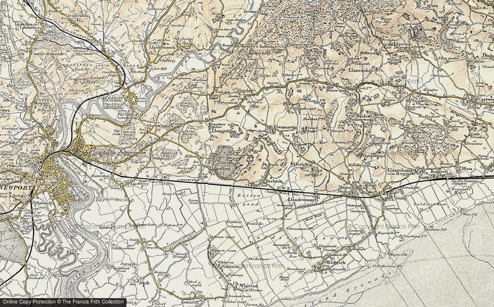Old Map of Underwood, 1899-1900 in 1899-1900