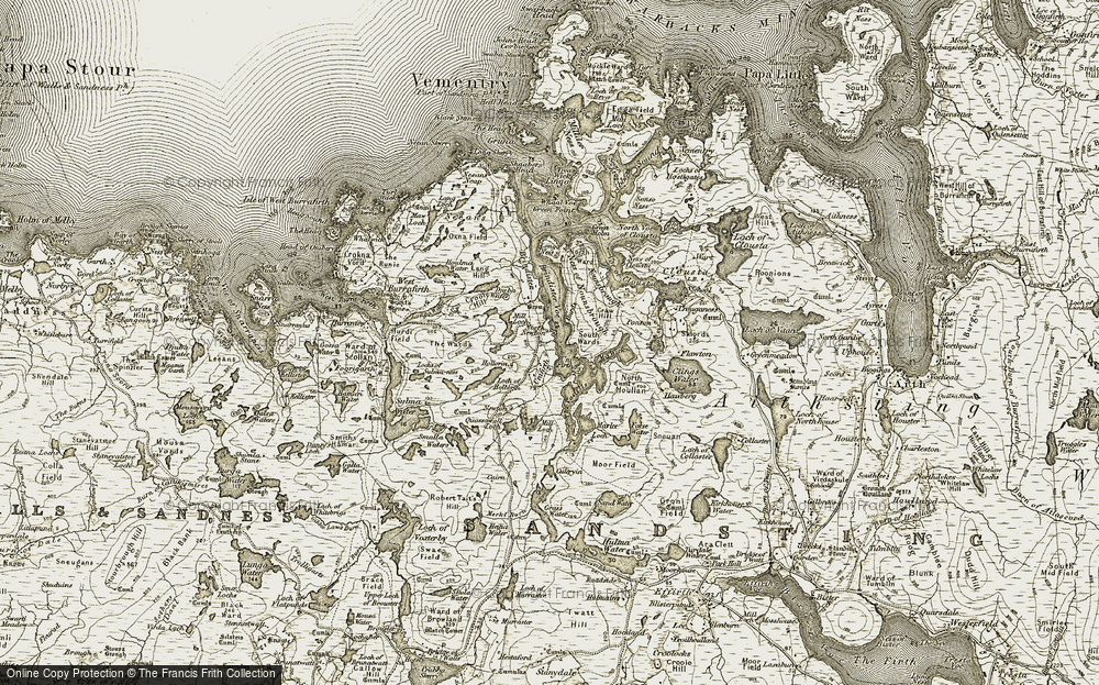 Old Map of Unifirth, 1911-1912 in 1911-1912