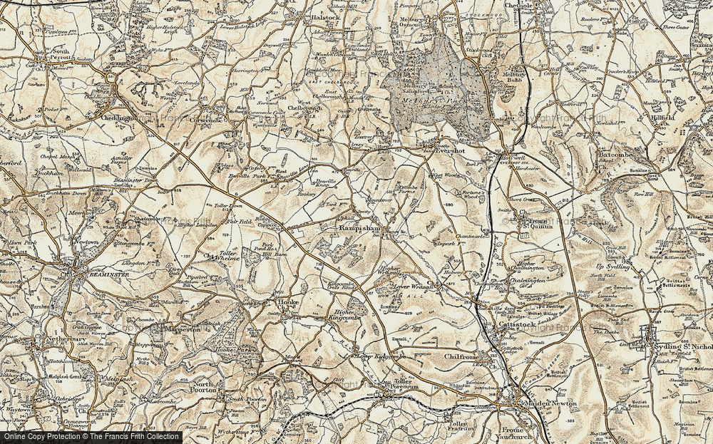 Old Map of Uphall, 1899 in 1899