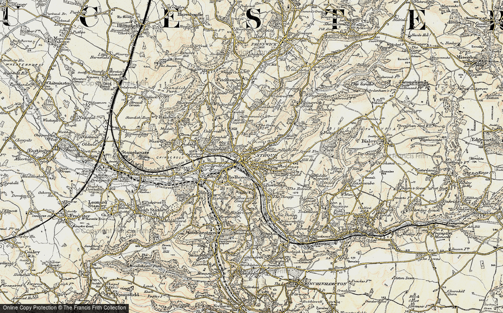 Old Map of Uplands, 1898-1900 in 1898-1900