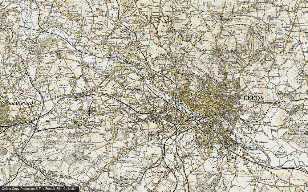 Old Map of Upper Armley, 1903-1904 in 1903-1904