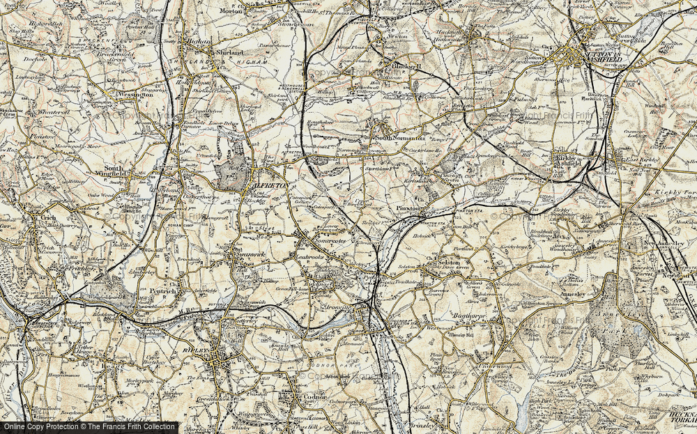 Old Map of Upper Birchwood, 1902-1903 in 1902-1903