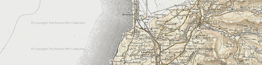 Old map of Brynowen in 1902-1903