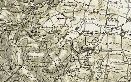 Old map of Castle Hills in 1909-1910