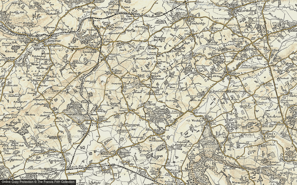 Upper Broxwood, 1900-1901