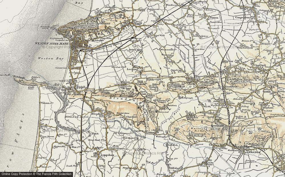 Old Map of Upper Canada, 1899-1900 in 1899-1900