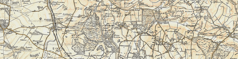 Old map of Stert Copse in 1897-1899