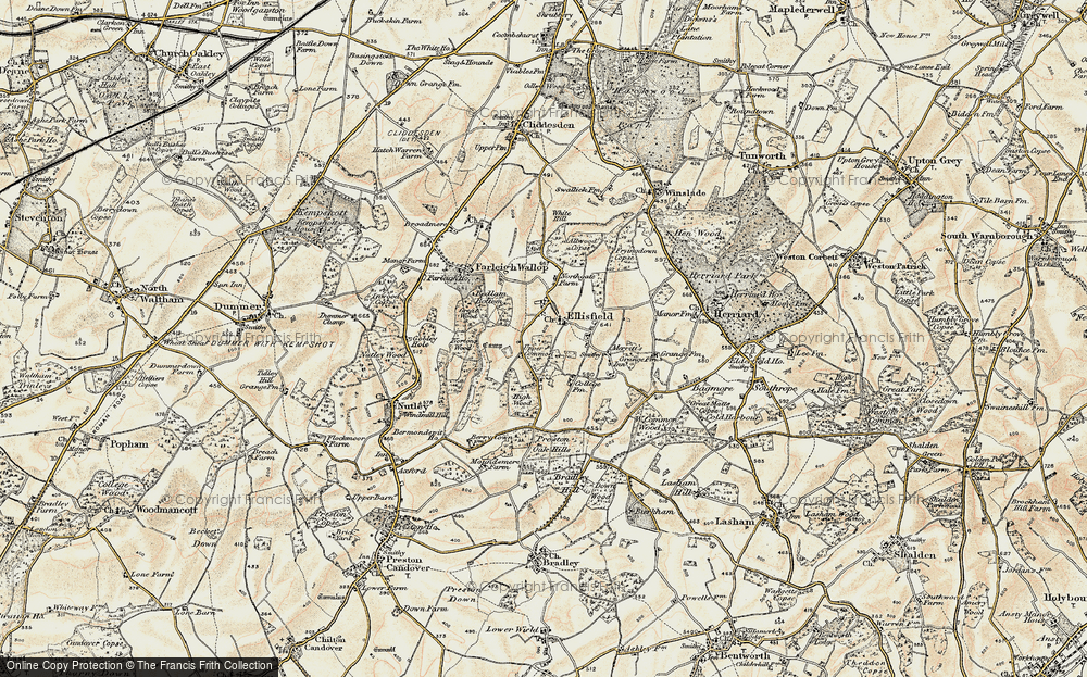 Old Map of Upper Common, 1897-1900 in 1897-1900