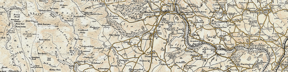 Old map of Addislade in 1899