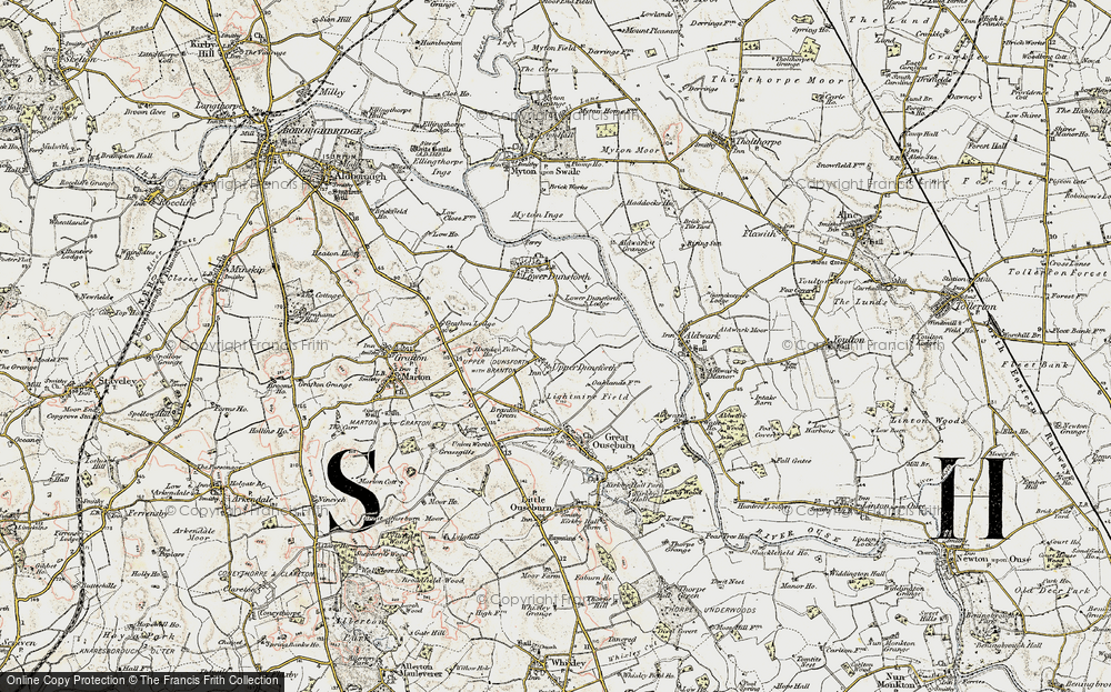 Old Map of Upper Dunsforth, 1903-1904 in 1903-1904