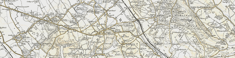 Old map of Upper Dunsley in 1898