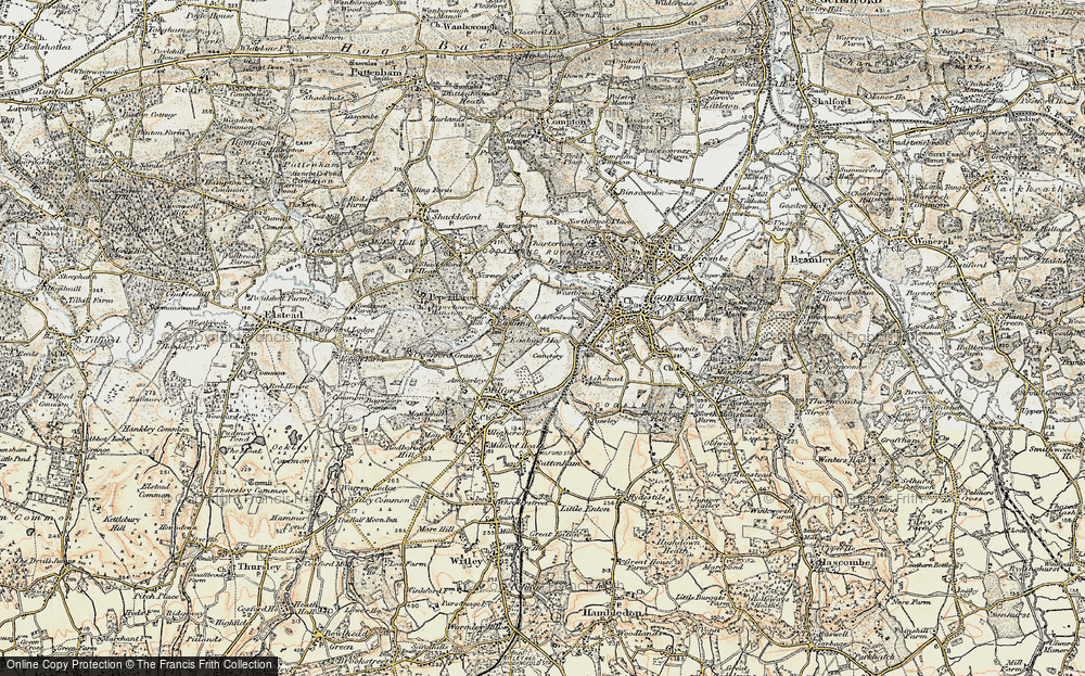 Old Map of Upper Eashing, 1897-1909 in 1897-1909