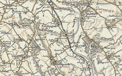 Old map of Upper Forge in 1902