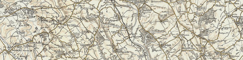 Old map of Upper Forge in 1902