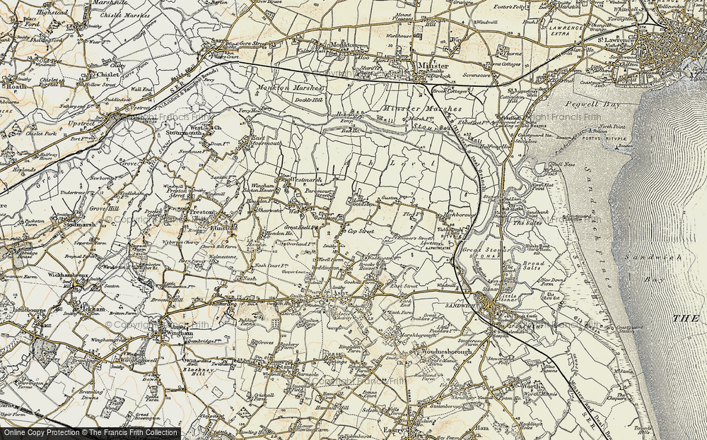 Old Map of Upper Goldstone, 1898-1899 in 1898-1899