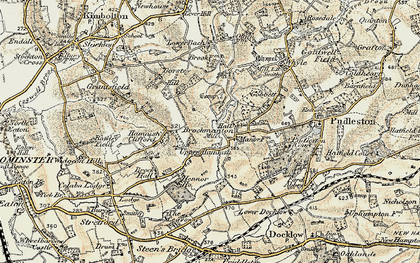 Old map of Upper Hamnish in 1899-1902