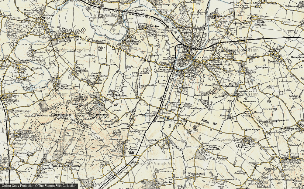 Old Map of Upper Haselor, 1899-1901 in 1899-1901
