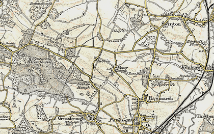 Old map of Upper Haugh in 1903