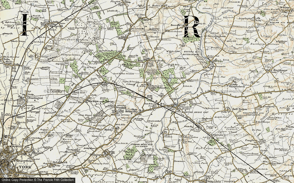 Old Map of Upper Helmsley, 1903 in 1903