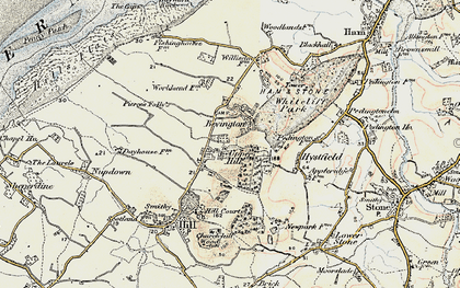 Old map of Upper Hill in 1899-1900