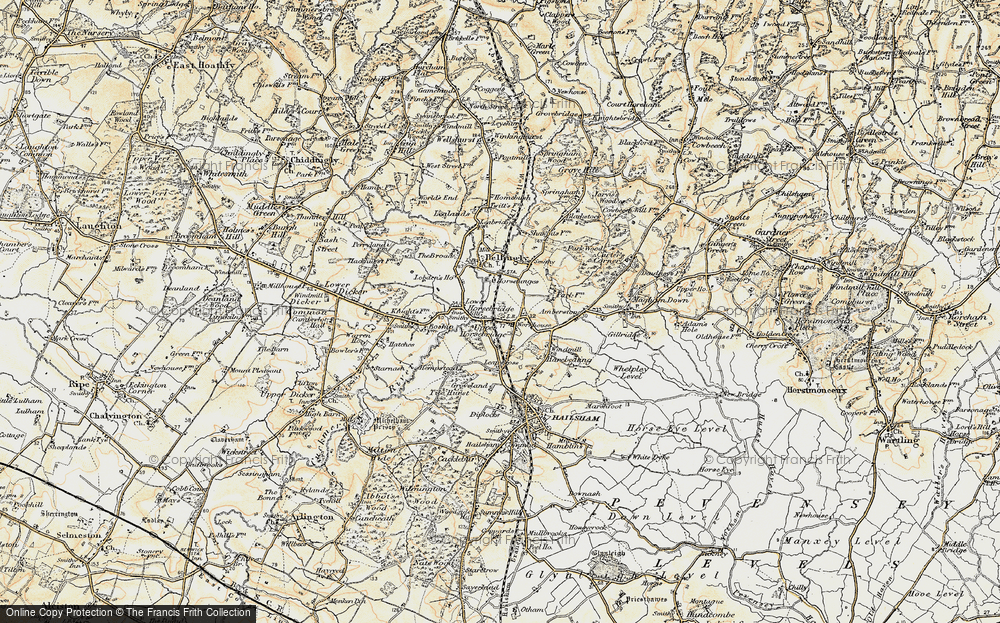 Old Map of Upper Horsebridge, 1898 in 1898