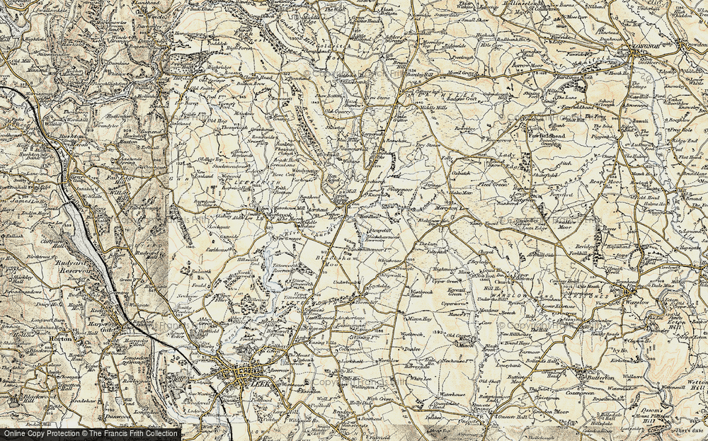 Old Map of Historic Map covering Windygates in 1902-1903