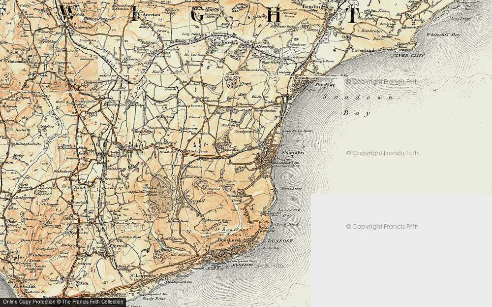 Old Map of Upper Hyde, 1899 in 1899