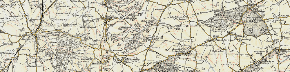 Old map of Upper Kilcott in 1898-1899