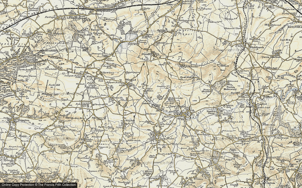 Old Map of Upper Littleton, 1899 in 1899