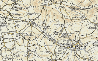 Old map of Upper Littleton in 1899