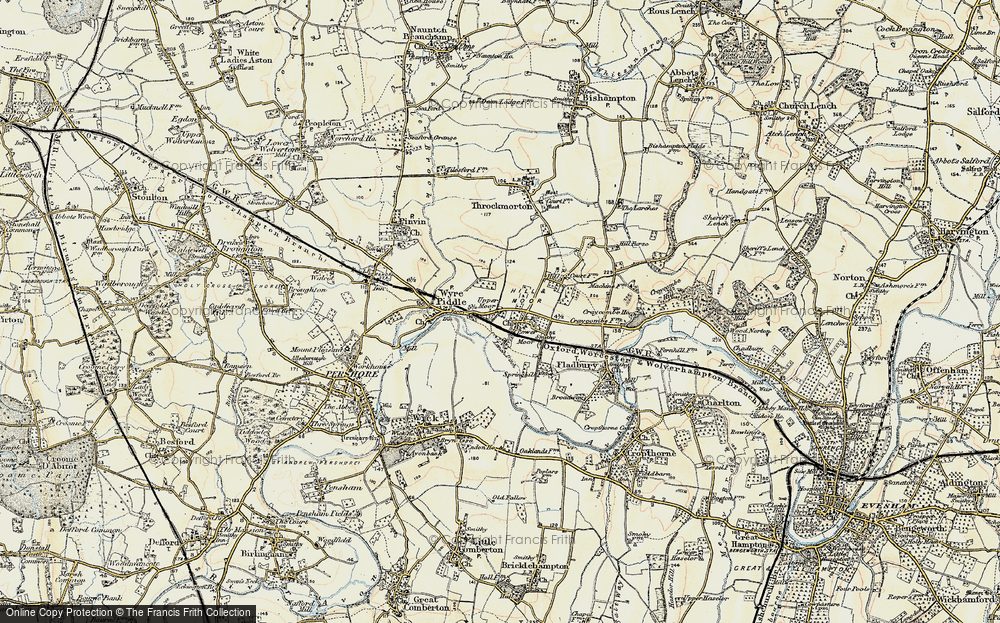 Old Map of Upper Moor, 1899-1901 in 1899-1901