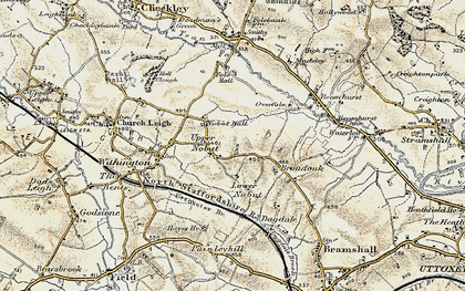 Old map of Upper Nobut in 1902