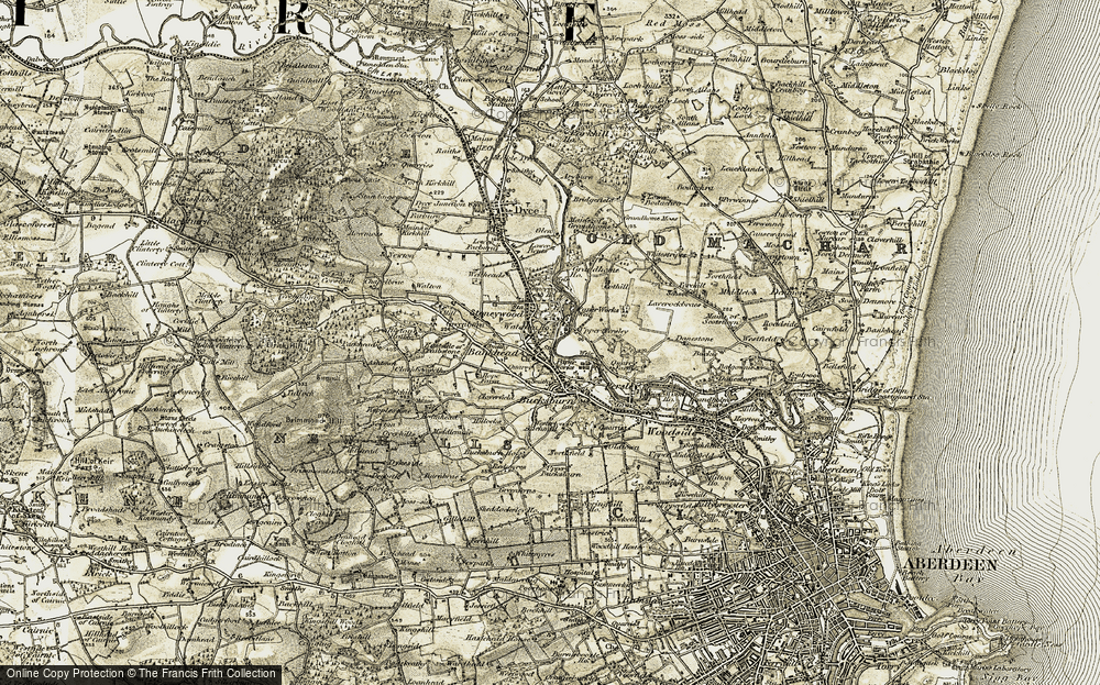 Old Map of Upper Persley, 1909 in 1909