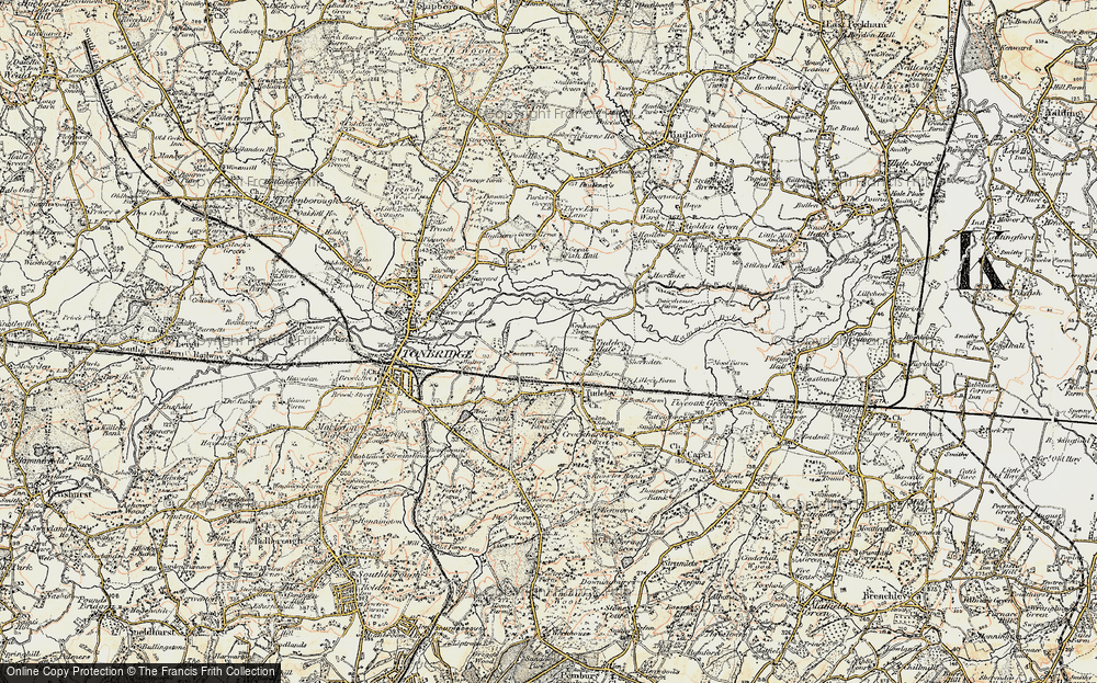 Old Map of Upper Postern, 1897-1898 in 1897-1898