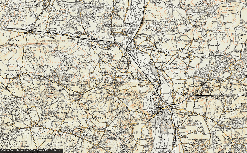 Old Map of Upper Ratley, 1897-1909 in 1897-1909