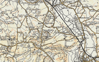 Old map of Upper Ratley in 1897-1909